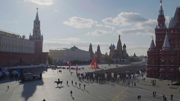 Photo historic red square in moscow