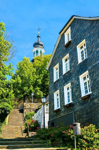 Historic slate houses in SolingenGrafrath Germany