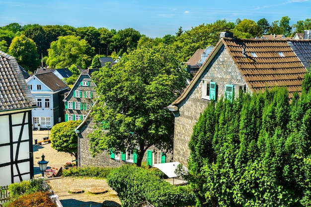 Historic slate houses in SolingenGrafrath Germany