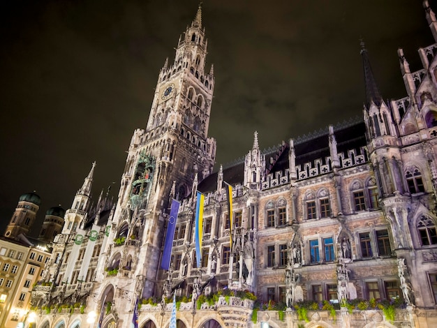 The historic town hall of Munich