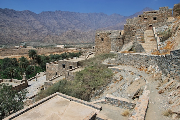 The historic village Al Ain in Saudi Arabia