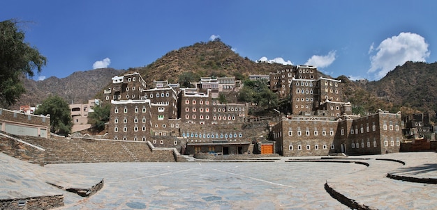 The historic village Rijal Almaa in Saudi Arabia