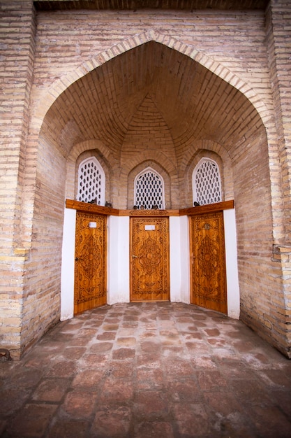 Historical buildings in Khiva city