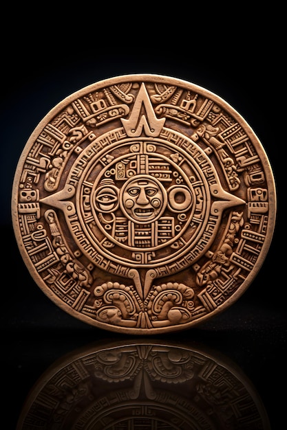 Historical and Mystical Aztec Calendar Stone A Testament of Ancient Timekeeping and Cosmological Be