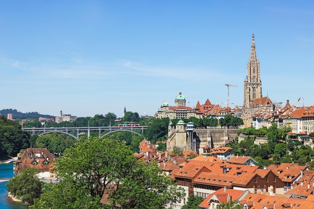 Historical Old Town of Bern city