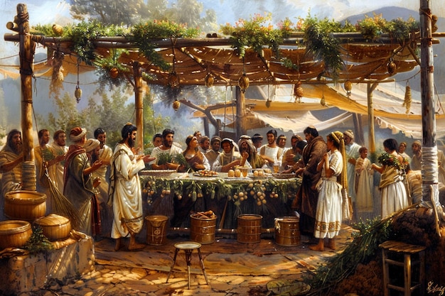 Historical significance of Sukkot rituals in ancie generative ai