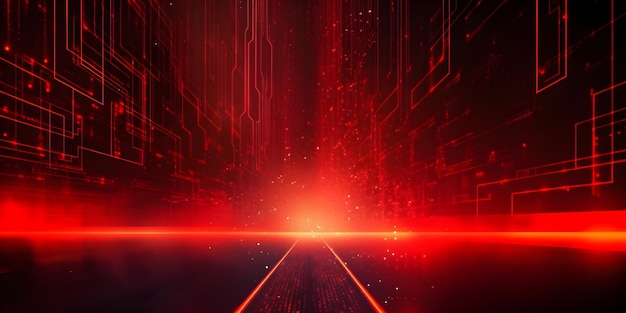 hitech red background