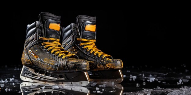 Hockey skates old