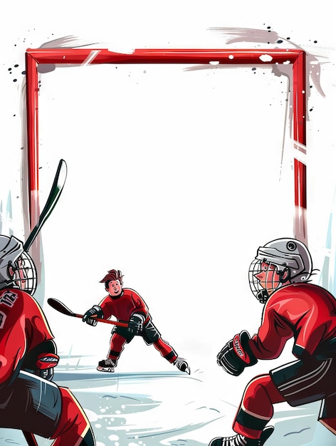 Hockey themed background graphics