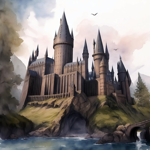 The Hogwarts castle