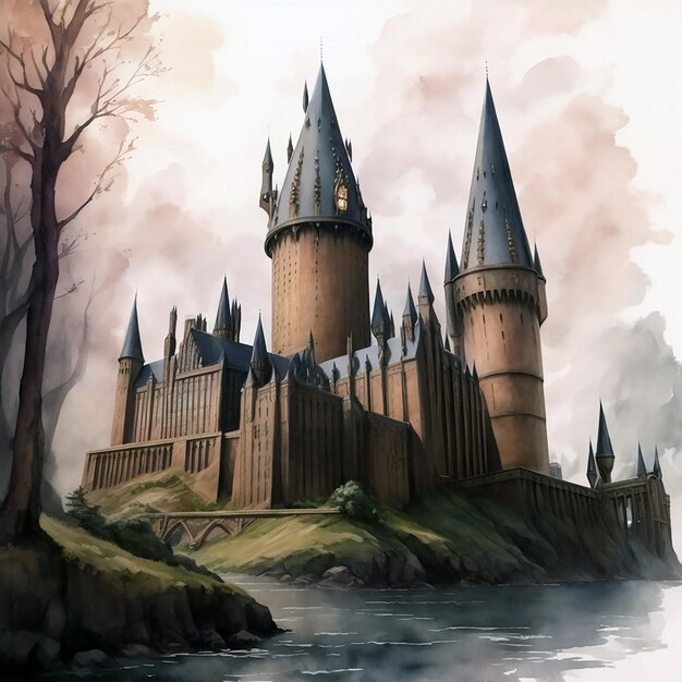 The Hogwarts castle