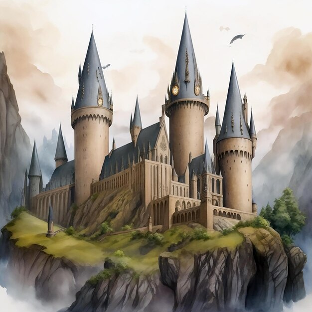 The Hogwarts castle