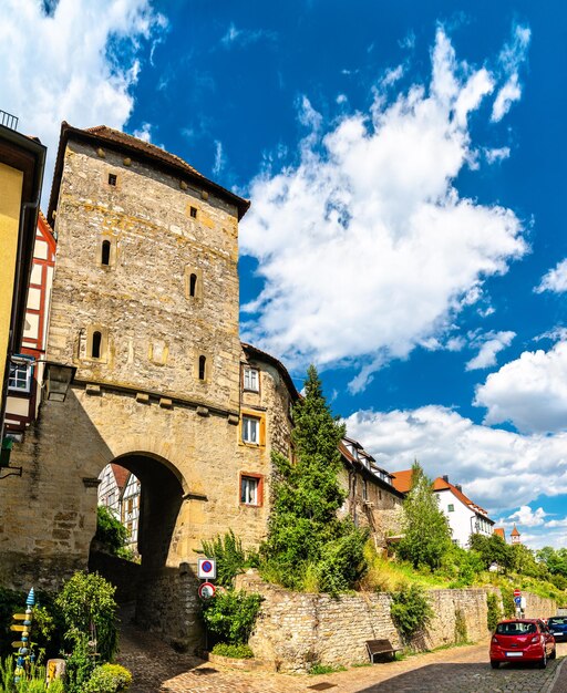 Hohenstaufen gate in bad wimpfen near heilbronn in the badenwurttemberg region of southern germany