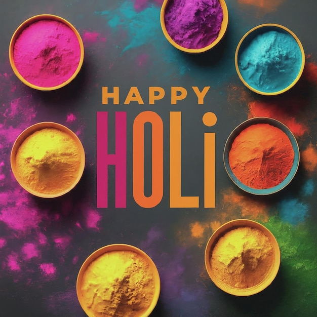 holi festival of colors with colorful background holi festival of colors with colorful backgrou