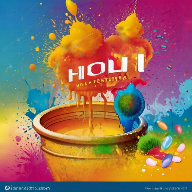 Photo holi_festival_fun_banner_poster_template_design