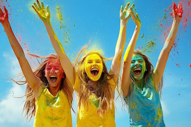 Photo holi festival vibrant celebrations in a free public domain cc image