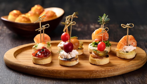 Holiday Appetizer Platter with Smoked Salmon