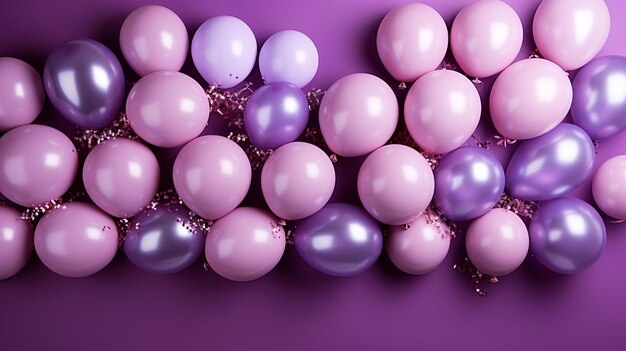 Holiday Background with Balloons Can be used for