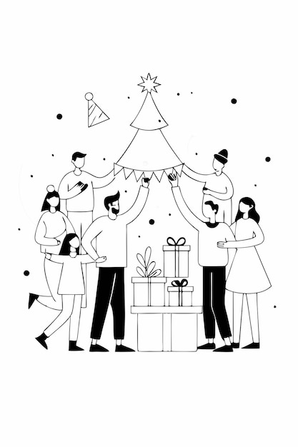 Photo holiday celebration abstract vector illustration of festive gatherings family traditions and joyful events