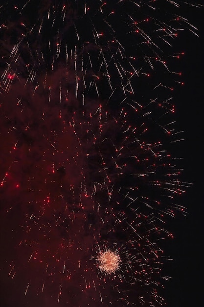 Holiday fireworks backgrounds with sparks colored stars and bright