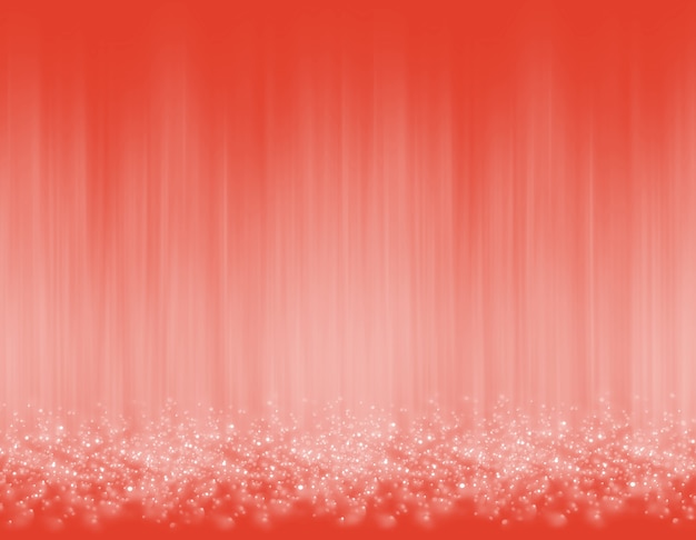 Holidays and design concept.  Abstract background. Image with blurred bokeh lights in trendy living coral color