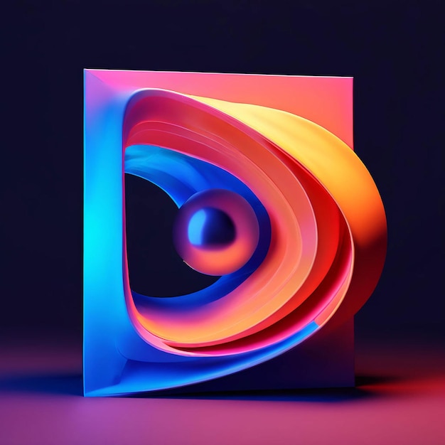 Holo Abstract 3D Shapes