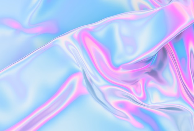 Holographic abstract fabric background