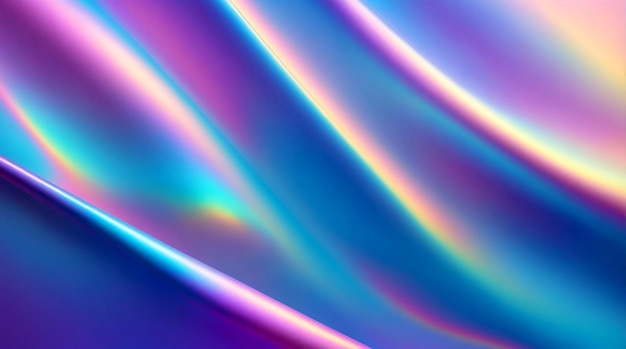 Photo holographic background with iridescent and shimmering colors