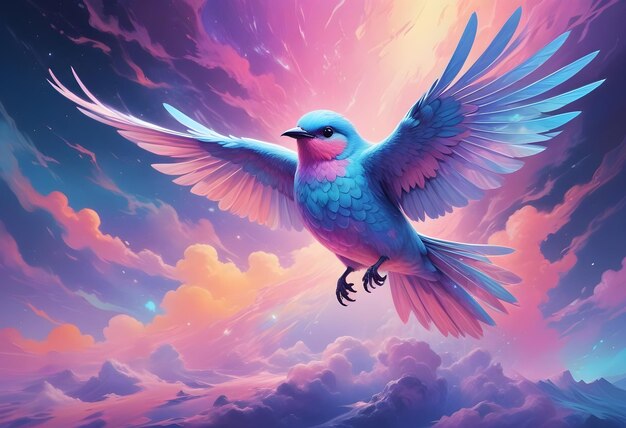 Holographic Bird Surreal