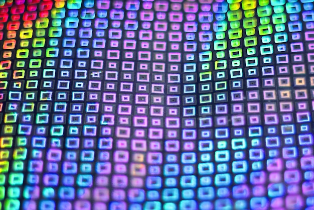 Holographic multi colored bright background