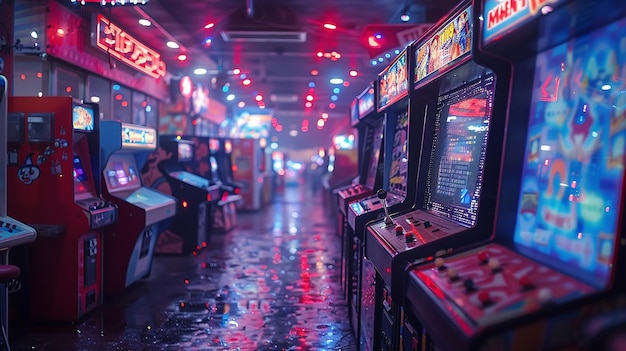 Holographic Photography of a Retro Arcade Experience