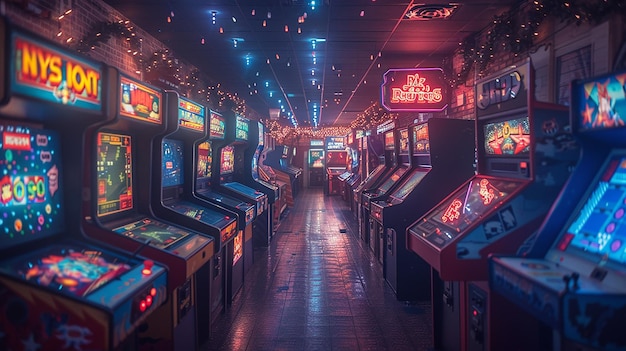 Holographic Photography of a Retro Arcade Experience