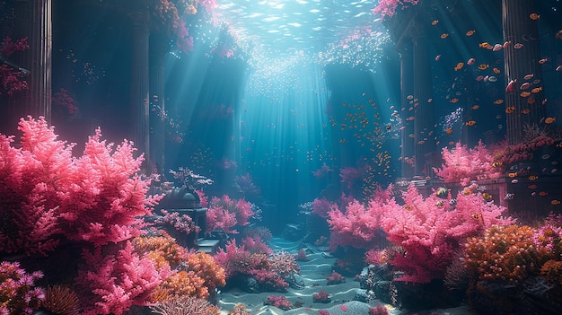 Holographic Photography of a Surreal Underwater World