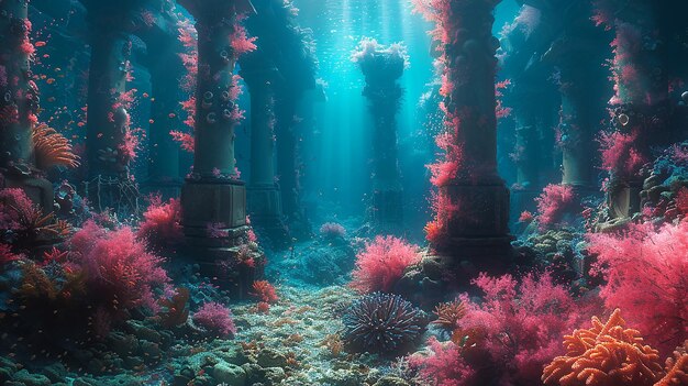 Holographic Photography of a Surreal Underwater World