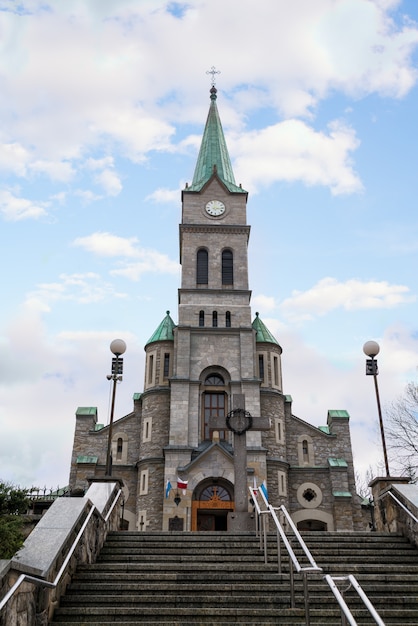 Holy Family Church in Krupowki Street in Zakopane