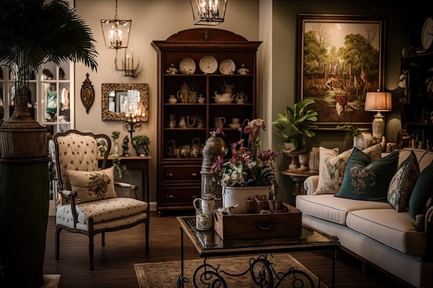 Home decor shop showcasing variety of furnishings and accessories for the home