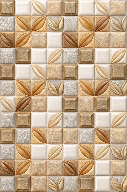 Photo home decorative 3d elevation wall tiles design seamless ceramic tiles designs