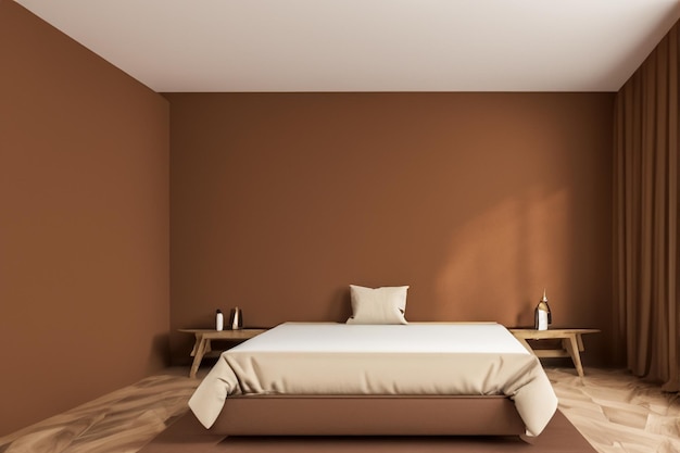 Home interior design brown