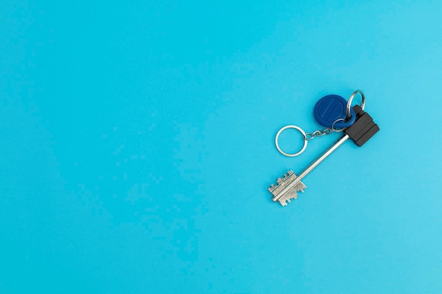 Home keys on blue background