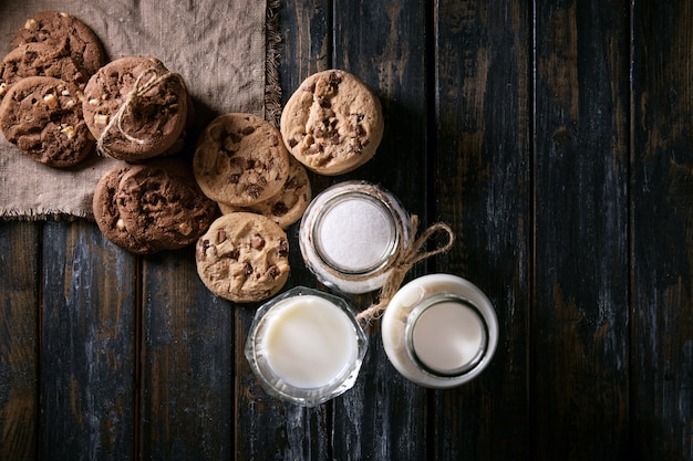 Home made chocolate drops cookies