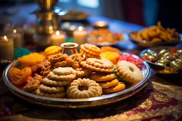 Home made tasty diwali food snacks sweets