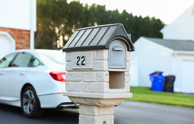 Home mailbox A symbol of connection awaiting news and messages Reflects a sense of belonging and