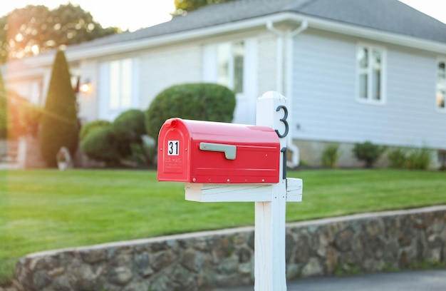 Home mailbox A symbol of connection awaiting news and messages Reflects a sense of belonging and