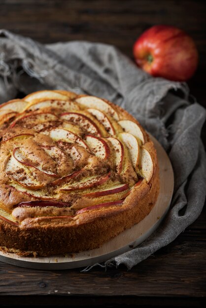 Homemade apple cake