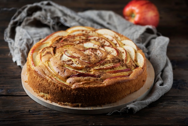 Homemade apple cake