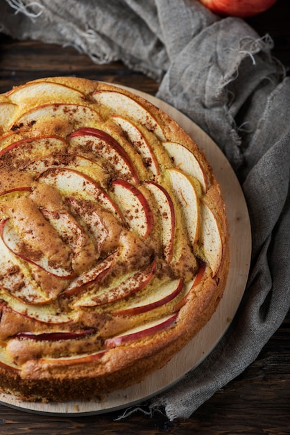 Homemade apple cake