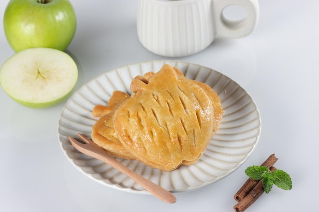 Homemade Apple Pie, shape like apple.