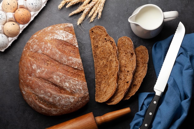 Homemade bread