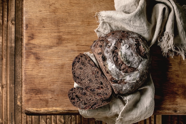 Homemade chocolate bread