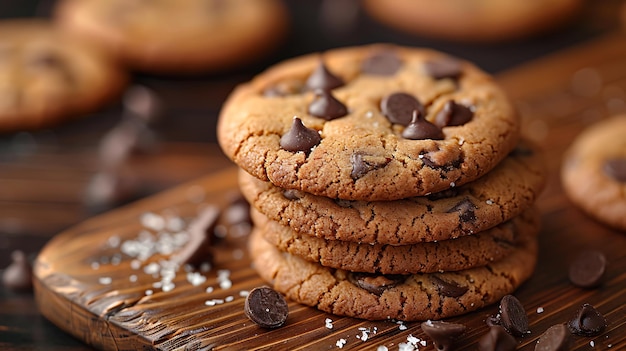 Homemade chocolate chip cookies